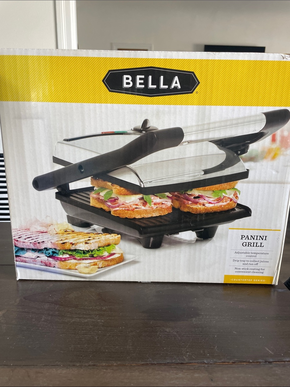 Bella Panini Grill Press NIB